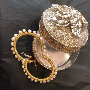 Hoops & Pearls Earrings